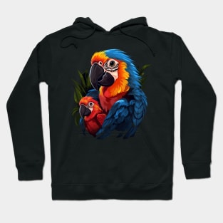 Macaw Fathers Day Hoodie